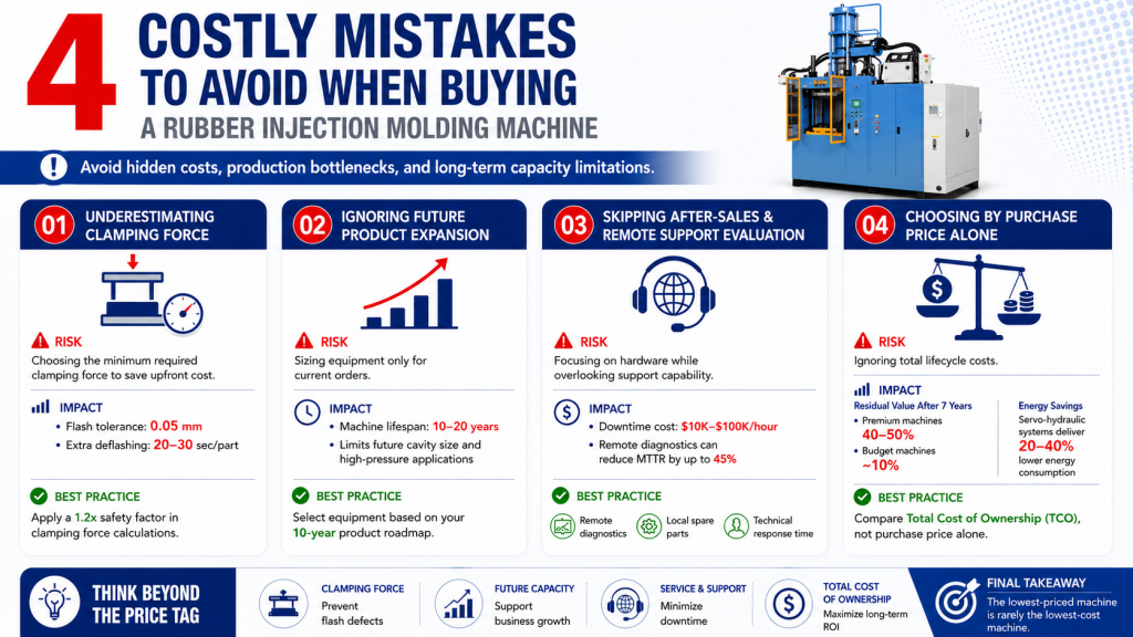 4 Common Mistakes to Avoid When Buying Rubber Injection Molding Machine