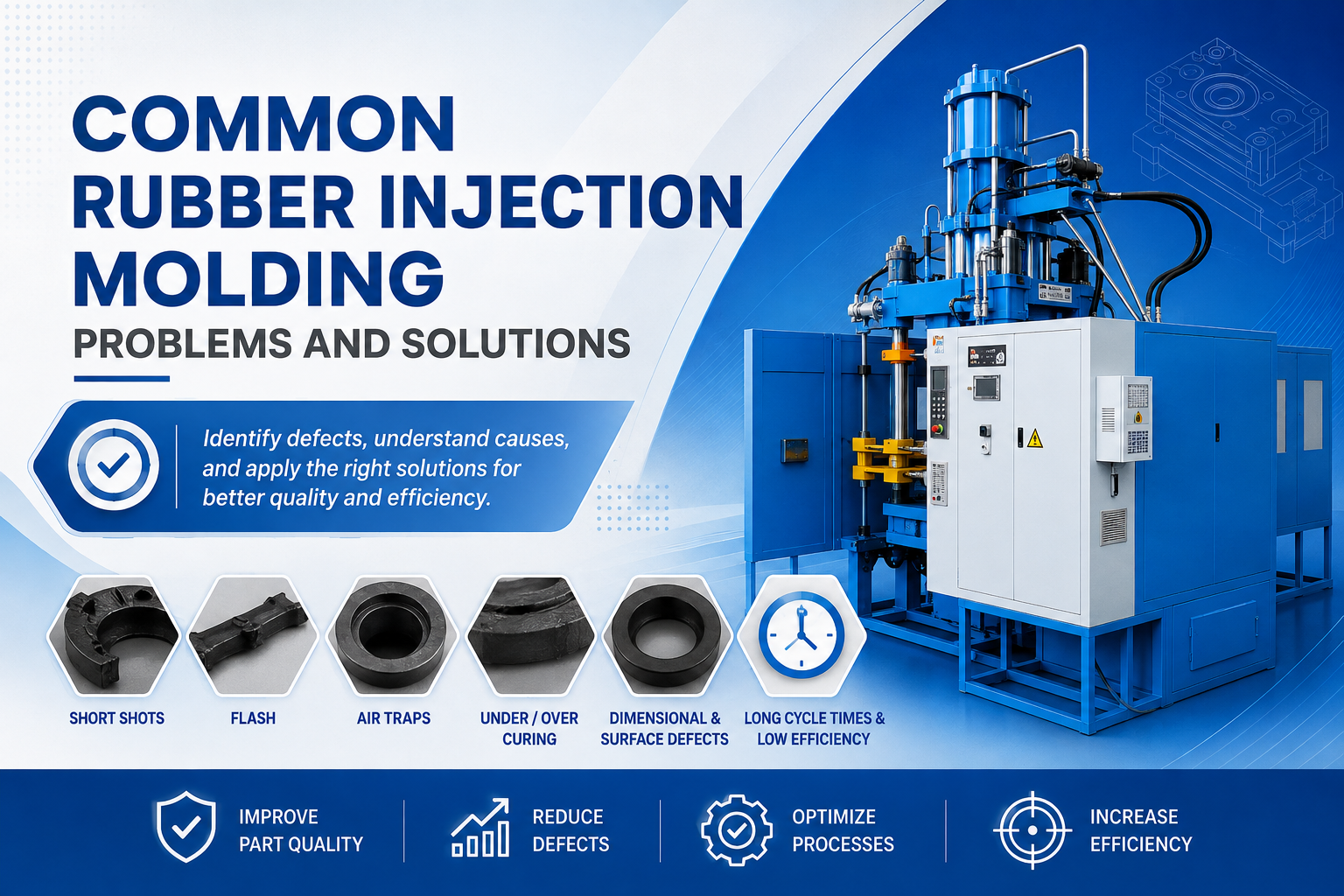 Common Rubber Injection Molding Problems and Solutions